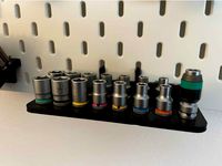 ikea skadis wera socket holder by ilovechaos