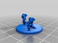 6mm scifi infantry heavy armour type ach by Nth_Level_Design
