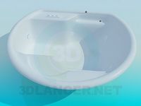 3D Model Oval bath