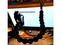 Ball and socket for a Loc-Line clone with ends, for a bendable camera arm  by 3rdpig