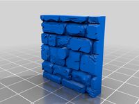 MimicBrick - Brick 001 - Floor - 1 Tooth - Center (Embarkment Kit Addon) by MimicBrick