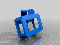 camera mount for GoPro Hero 9 to GEPRC Mark4 HD5 frame (v2) by ToddF