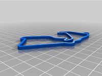 Silverstone track keychain by Niklok