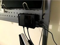 Raspberry Pi Case Pegboard Mount by PhillipBurum
