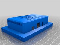 PiTFT50 Easy Stand Compact Case GPIO Opening REMIX by be_like_an