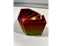 Acrylic Paint Pour Cup - Diamond shape 6-slot by gr8est_detective