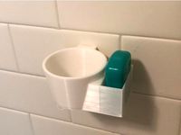 Shower Floss Caddy Bucket by crobertsbmw