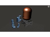 28mm Steampunk Boiler and regulator unit by SpiritofMadMesh