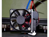 Ender Extruder Cooling Fan conversion to 60 x 60 x 10 Fan. by ER05ONE