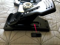 Logitech/Saitek Rudder Pedals Stop for Driving Simulation by Cadoosh