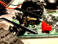 Axial scx24 pass through middle axle for 6x6 by Gm1972