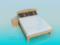 3D Model Bed pedestal