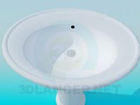 3D Model Round sink