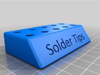 Simple Solder Tip Holder by vlipscombjr