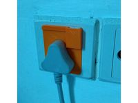 UK plug blocker for most Malaysia single plug point by edgandcos