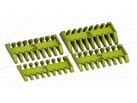Philips OneBlade stubble combs 1mm, 2mm, 3mm, 5mm by SebastianWolf