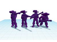 Heroscape: Musketeer 4 (All Poses) by jcnaz