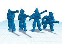 Heroscape: Musketeer 1 (All Poses) by jcnaz