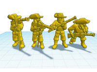 Heroscape: Musketeer 2 (All Poses) by jcnaz