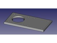 Ender 3 V2 EZR Struder adapter plate by Jomahu
