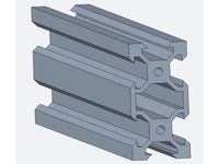 20x40x200mm Extruded Rail (Creality) by michaelbourque