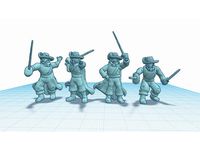 Heroscape: The 4 Musketeers by jcnaz