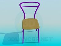 3D Model Stool metal-based