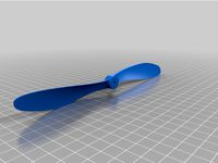 8040 prop for 2041 motor, 3mm shaft + hex nylock nut by mieczotronix