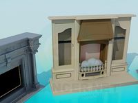 3D Model Different fireplaces