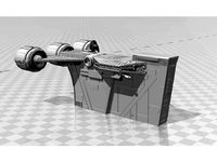 Star Wars troop carrier CR-20 by DalleDC