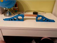 Bridge section for Lidl / Brio / IKEA Lillabo wooden train tracks by paulcdr