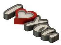 LED marquee -I Love You - Decorative Illumination by Rdiez3D