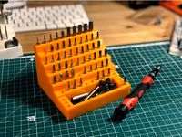 Small Screwdriver Bit Organizer by christofbaumgartner