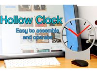 Hollow clock - easy to assemble and operate by shiura