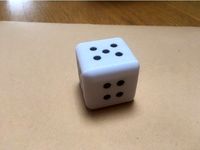 Dice 40 mm Cube by Bigplumbs