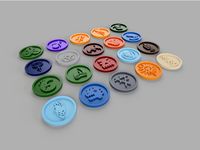 Age of Sigmar Faction Tokens by _blackrabbit_