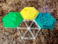 Catan Magnet Base 6x3 mm cylindrical magnets by Nacelle