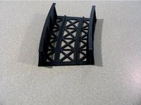 HO Scale 18" Radius Curved Bridge by kabrumble