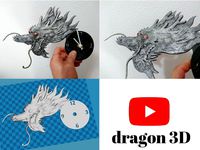 Reloj Dragon en relieve by tresdlito
