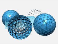 Geodesic Sphere 4V by busy3DPrinter