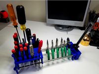 Benchtop Essentials Tool Holder, Pliers, Screwdrivers and Caliper by Steve-J