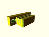 Prusa3d I3 MK2.5 / MK2S / MK2 Y belt holder by MilanNXT