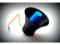 Folded (reentrant) Horn, parametric by mschiller