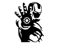 Iron man stencil by Longquang