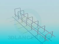 3D Model Horizontal bar for playground