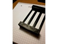 Taranis Q X7 18650 Battery Case - no soldering - clean with +/- by idcrash