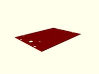 Anycubic i3 Mega - Top Plate raw by Drei_D_Druck