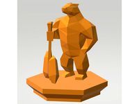 Axeman Badger by zekeleo