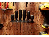 pegboard holder for the Pittsburgh 6 piece screwdriver set by joorgawt