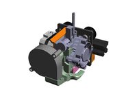 Anet E-10 My carriage mods - V-Slot, Titan Aero, Pinda sensor, Cooler by rings